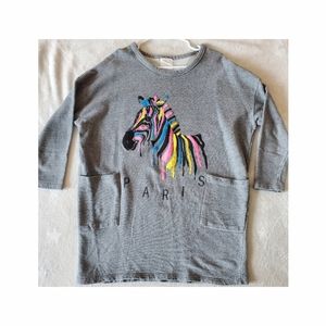 Fswylck neon multicolor Zebra sweatshirt